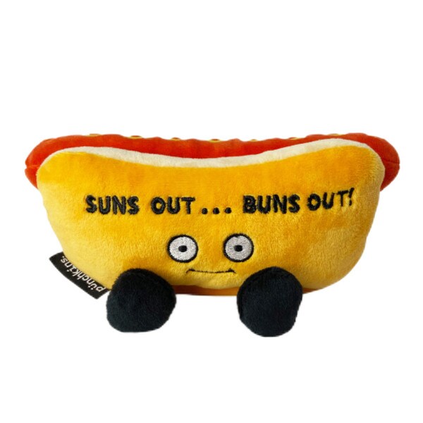 Suns Out Buns Out Hot Dog Plush Punchkin